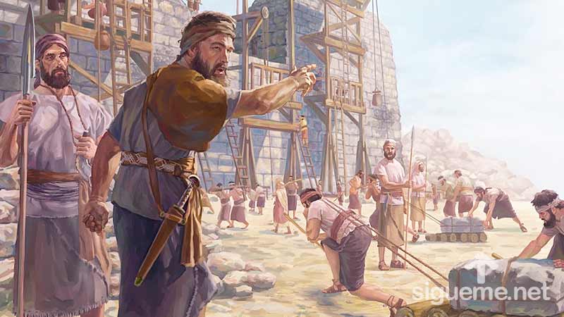 Imagen del personaje biblico Nehemías, el Líder, del Antiguo Testamento
