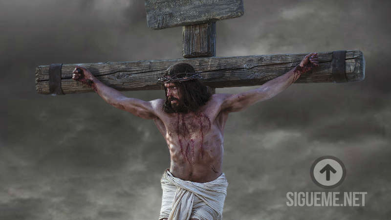 Que en la cruz Él derramó Su sangre<br />
Para liberarme del pecado.