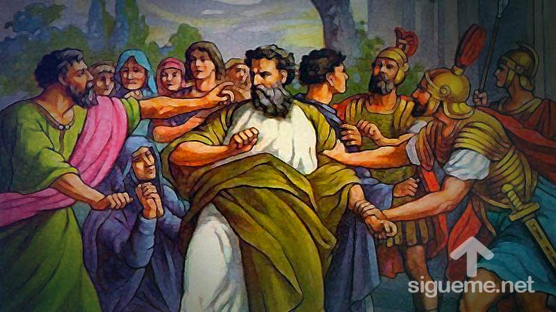 Pablo echa fuera un espíritu de adivinacion de una Joven en Filipos
