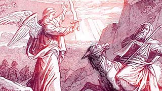 El Angel y el asna de Balaam