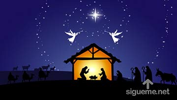 Jesus Nacio en un pesebre en Belen
