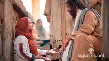 La mujer Cananea habla con Jesús