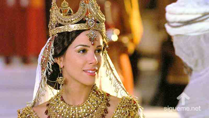 Imagen del personaje biblico Ester, Reina de Persia, del Antiguo Testamento